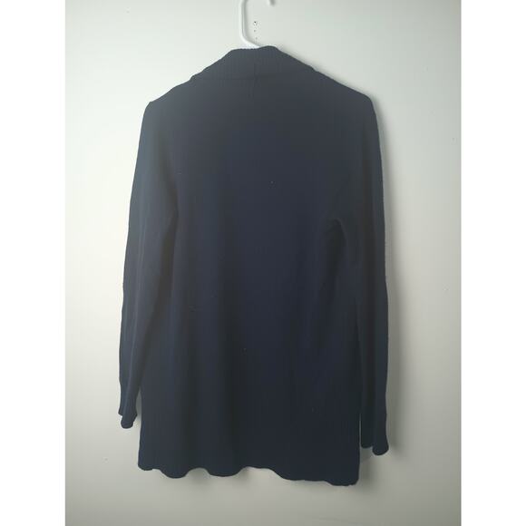 Quince Women's Mongolian Cashmere Open Cardigan Navy Size Medium - Picture 5 of 5